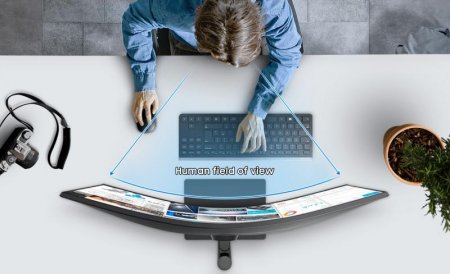 Description image for Samsung 34-Inch ViewFinity S6 Ultra-WQHD 100 Hz Curved Monitor