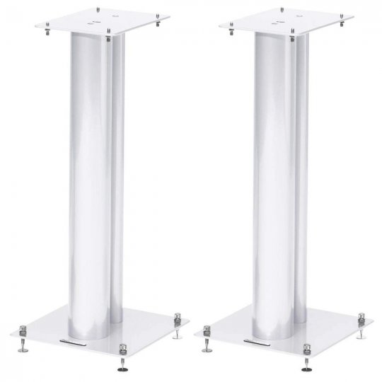 NorStone Stylum 2 Premium Metal 23.6\" Speaker Stand (Pair) WHITE