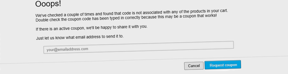 Coupon tips and common issues