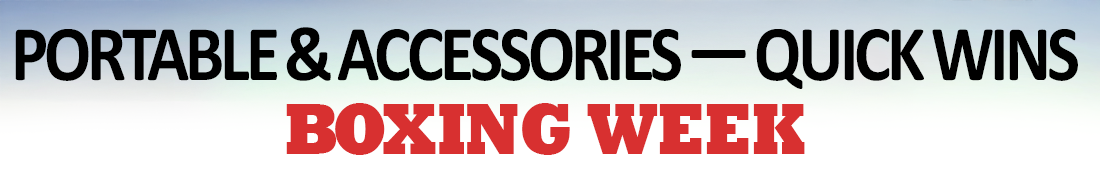 Portable & Accessories — Quick Wins