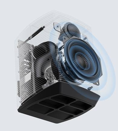 Description image for FiiO SP3 Desktop Speakers with 3.5" Carbon Fiber Woofer and 1" Silk Tweeter