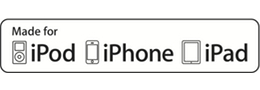 Made for Apple iPod, iPhone, and iPad