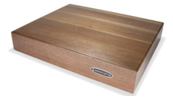 Description image for IsoAcoustics Delos 1815W2 Turntable Isolation Walnut Platform